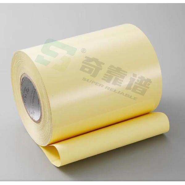 Quality Adhesive PVC Film Clear PVC Film Adhesive with PE Coated Kraft Liner in Roll wholesale