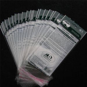 OPP BOPP Plastic Self Sealing Bags With Hang Holes All Size Stand Up Pouch