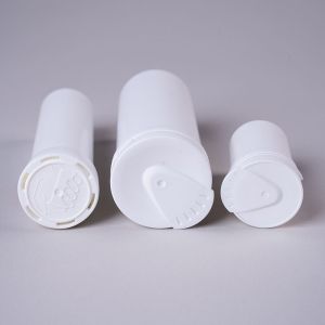 PP Collar Material Compressed Tablets Empty Effervescent Tablet Container Tube
