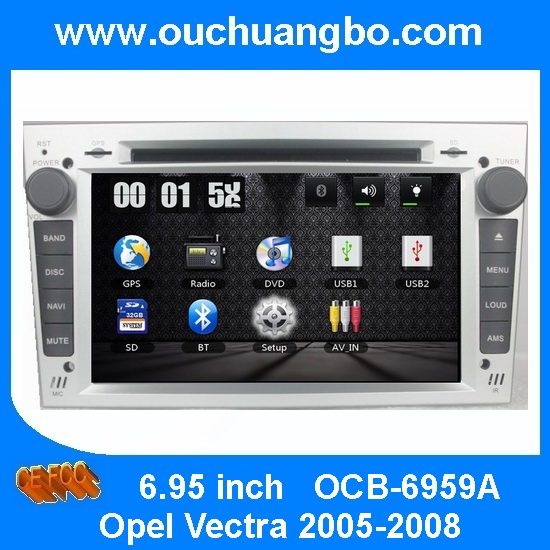 Ouchuangbo Auto DVD Radio GPS Navigation for Opel Vectra 2005-2008 USB RDS Multimedia System OCB-6959A