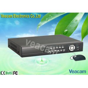 Cheap RS-485 PTZ Control H.264Dvr Of DC 12V With 4 CH Simultaneous Playback Stand - alone DVR for sale