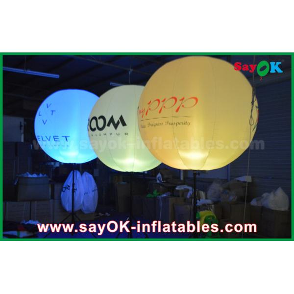 1.5m Stand Balloon Inflatable Lighting Decoration For Advertising / Promotion