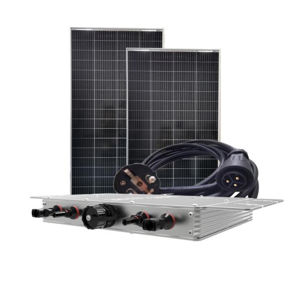 Household Solar Grid Tie Micro Inverter 2800w Aluminum Alloy Silver System