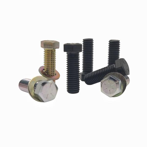 304 Stainless Steel External Hexagon Screw Plated With Environmental Protection