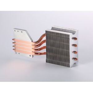 Computer / CPU Copper Tube Heat Sink With Anodizing / Passivation Finishing