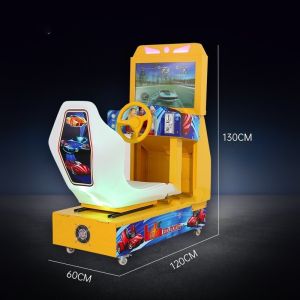 Experience the Thrill with Kids Driving Race Car Arcade Machine Racing Simulator