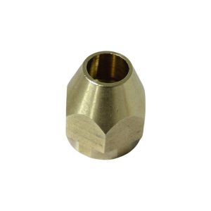 Brass Gas Connector With Threaded Straight Fitting For Natural Gas Stovetops