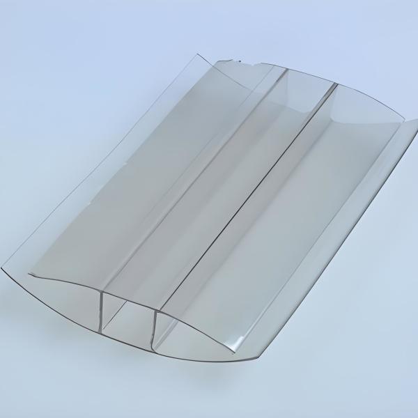 Quality 4mm To 16mm Clear Versatile Polycarbonate PC Plastic Profiles H Connecter Customization wholesale