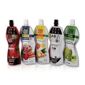 SGS Sealed 80 Micron Food Package Custom Spout Pouches