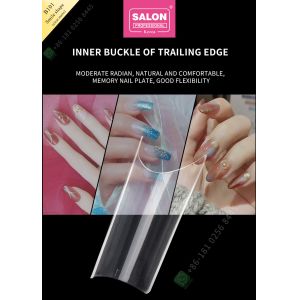 China Smile Matte False Nail Tips Salon Half Manicure Tip on sale