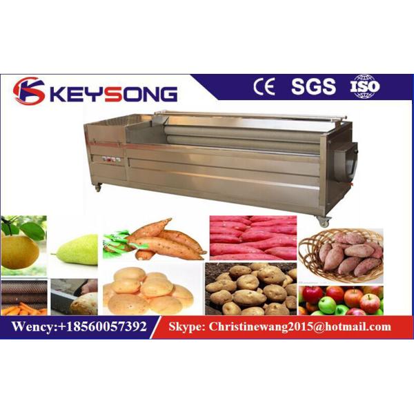 Quality Carrot Peeling Fruit And Vegetable Processing Machinery 380v / 50hz Steady Performance wholesale