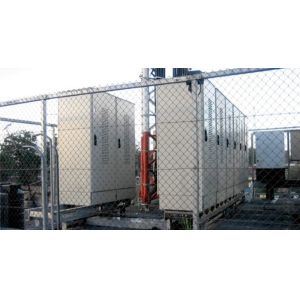 Rot Proof 6 Foot 50x50mm Mesh Tower Fencing With Chain Link