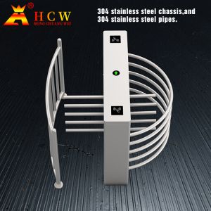 HCW Stainless Steel Full Height Turnstile with Programmable Control Power Off