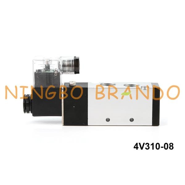 Quality 4V310-08B Airtac Type 5 Port 4 Way Pneumatic Solenoid Valve 24V wholesale