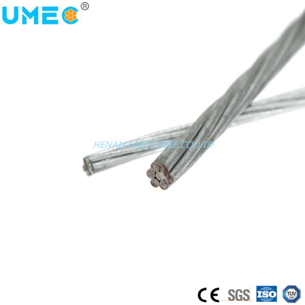7/1.57mm Greased Galvanized Steel Wire Core Strand for ACSR Dog Overhead and
