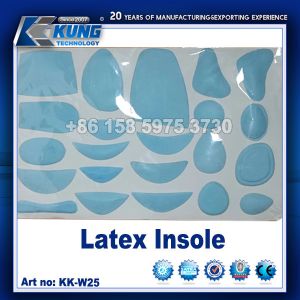 Sandal Shoe Making Materials , Moistureproof Latex Foam Insole