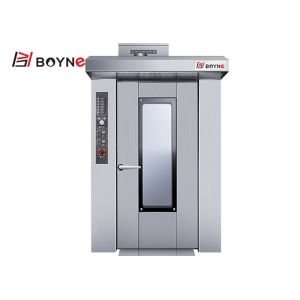 China Stainless Steel Rotary Oven 16 Trays Electric For Bread Baking big yield and efficiency on sale