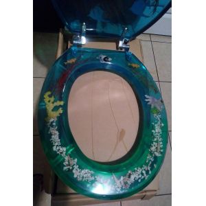 ROUND polyresin toilet seat,sea,Urea sanitary ware，WC seat cover,design toilet