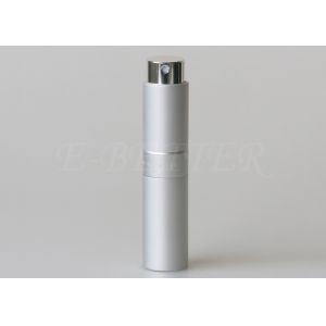 Round Metal 5ml Refillable Twist And Spritz Atomiser Travel Perfume Bottle