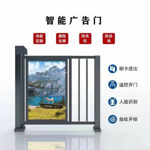 1520mm Height Steel Automatic Gate With Pedestrian Access Pedestrian Security