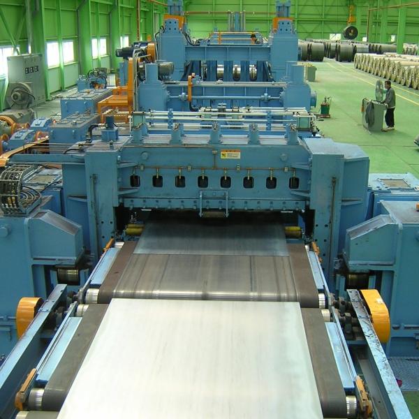 High Speed Stainless Steel Coil Uncoiling Leveling Shearing Line for Constructio