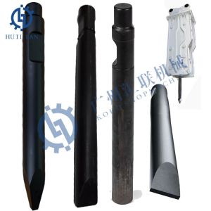 Komatsu JTHB360 JTHB360-3 Moil Point Type Chisel JTHB230 JTHB310 JTHB400 Rock Breaker Toll Chisel for Hammer Parts