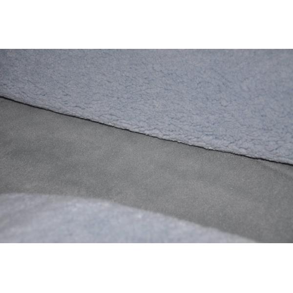 Polyester 160cm Micro Polar Velvet 100p Grey Suede Composite