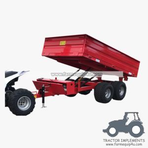 2TR4WM - Euro style Off-road hydraulic dump trailer with power unit 2Ton
