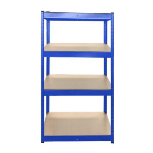 175kg 4 Tier Heavy Duty Boltless Racking System Unit Boltless Garage Storage