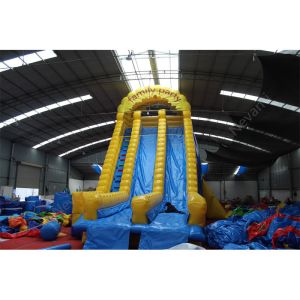 Unisex Custom Logo Printed Commercial Inflatable Water Slide for Giant Water Fun