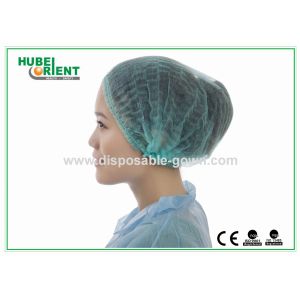 Machine Made Nonwoven Disposable Mob Cap With Double Elastic Rubber