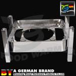 Square GN2/3 Catering Chafing Dish With Compact Storage Stackable 3 In 1 Frame