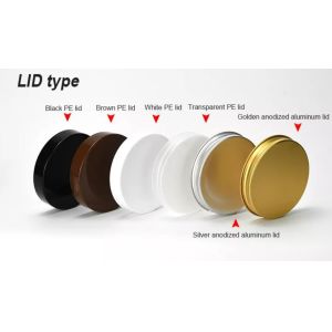 China Cosmetic Transparent PET Plastic 300g Cream Jar With Black Lid on sale