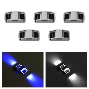 Aluminun Car Shape Solar Deck Light Flashing LED Road Stud