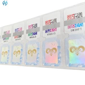 Cheap Custom Qr Code Stickers , Print Qr Code Labels For Scanning Square Products for sale