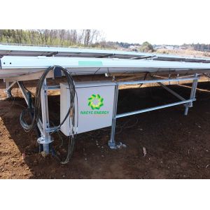 Megawatt Scale Ground Mount Solar Racking Systems Anodized Aluminum 6005-T5