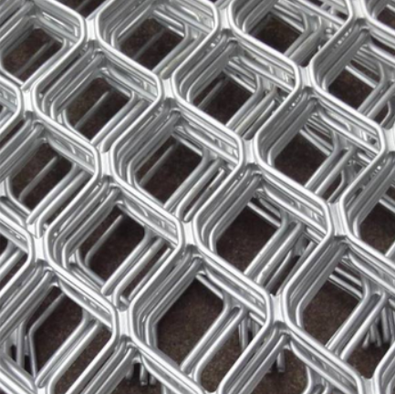Diamond Hole Shape Aluminum Mesh Grating 2 Meter Construction Catwalks