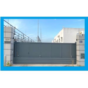 Aluminum alloy elevating three guard gate flood baffle