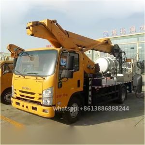 I SUZU 32m Single-row Telescopic Boom Aerial Work Truck With Small Flying Arm