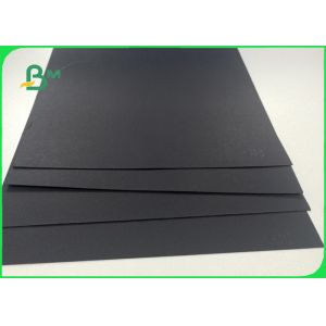 FSC & SGS Approved Good Stiffness No Flash Full Black Cardboard For Photo Frame