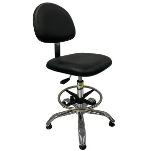 Anti Static PU Leather Chairs For Cleanroom And Lab Work With ESD Protection And