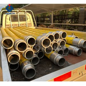 Mortar Plaster Concrete Pump Rubber Hose 85 Bar 125mm Diameter With Single Or