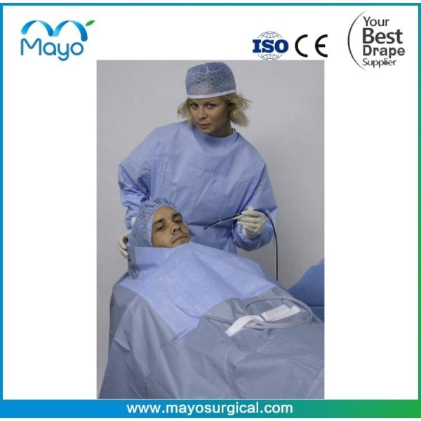 Quality Surgical Single Drape Water Repellent With Adhesive U-shaped Split Absorbent Reinforcement wholesale