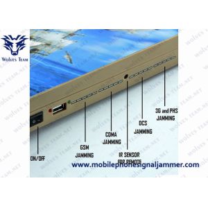 Bluetooth GSM PHS 3G 4G Hidden Signal Jammer Built in Antenna with AC Power