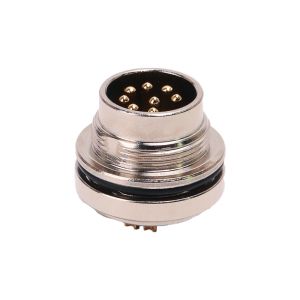 60V M16 Circular Connector IP67 8pins Male Screw Termination