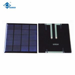 China Epoxy Adhesive 1.5W 5V Residential Solar Power Panels ZW-110110 Max Current 0.35A on sale