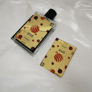 Custom Metal Notebook Perfume Nickel Label Transfer Embossed 3d Gold Metal Decal