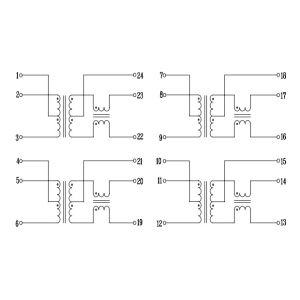 1Gigabit PoE SMD Magnetic Modules HB5005HLT HXB5007HLT HB5010HLT