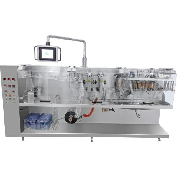 Pharmaceutical Pouch Packing Machine Air Consumption 0.5 NL / Min With PLC