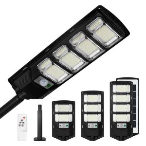 China 300W Outdoor Waterproof ABS High Lumens Remote Control All in One Led Solar Street Lights on sale
